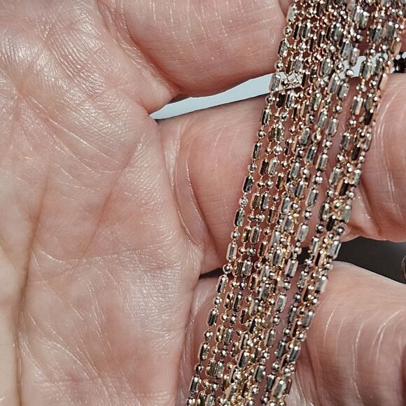 *Sale* Vintage Italy Dyadema Signed Sterling Silver 925 Multistrand 7-7.5" - Picture 9 of 16